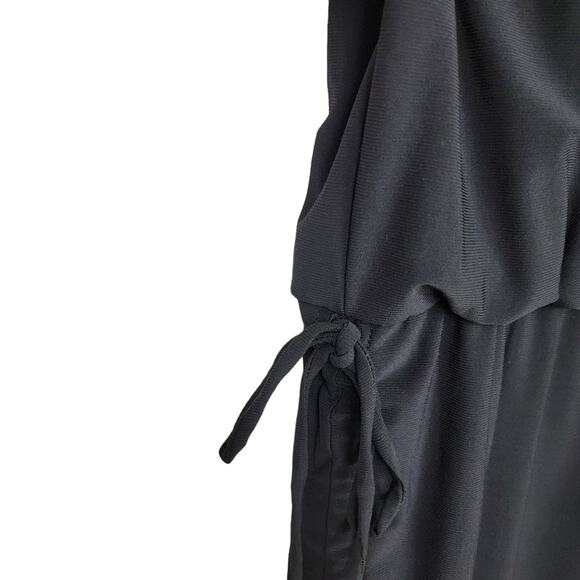 White House Black Market Black Convertible Drawstring Mini Dress - Size XS - Picture 9 of 11